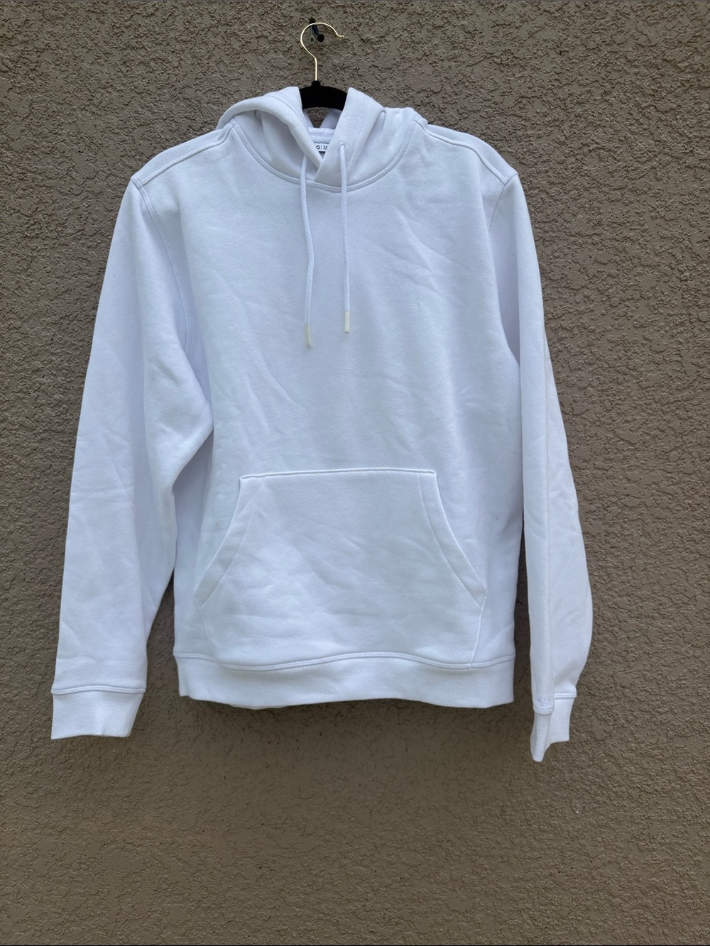 DSG White Men's Pullover Hoodie